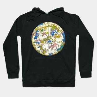 Vintage Constellations of the Northern Hemisphere, An Ancient Arabic Sphere Hoodie